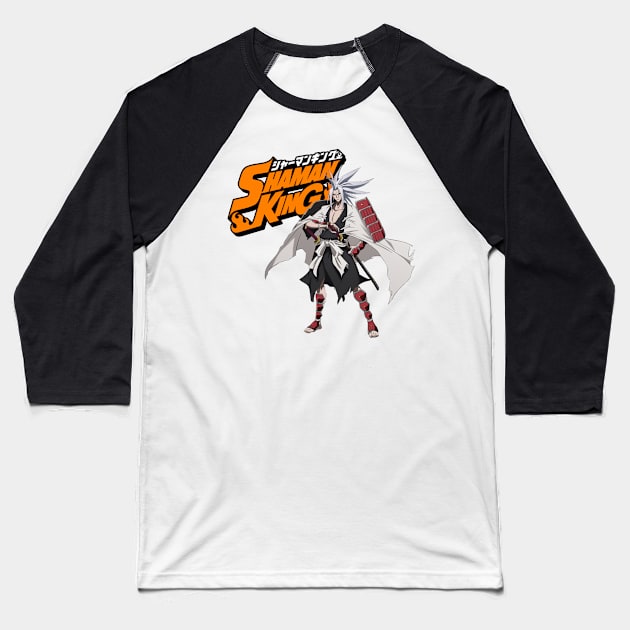 Shaman King - Amidamaru II Baseball T-Shirt by Inked Anime
